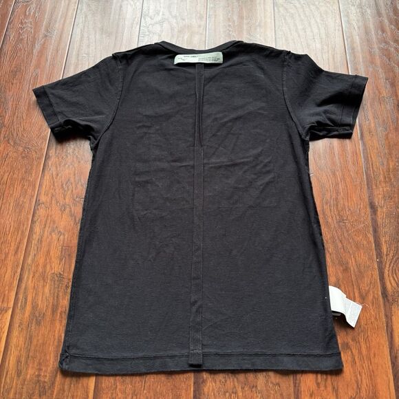 Off-White Virgil Abloh Mona Lisa Graphic Print T-shirt Men’s Size S Black Preown - Picture 15 of 16